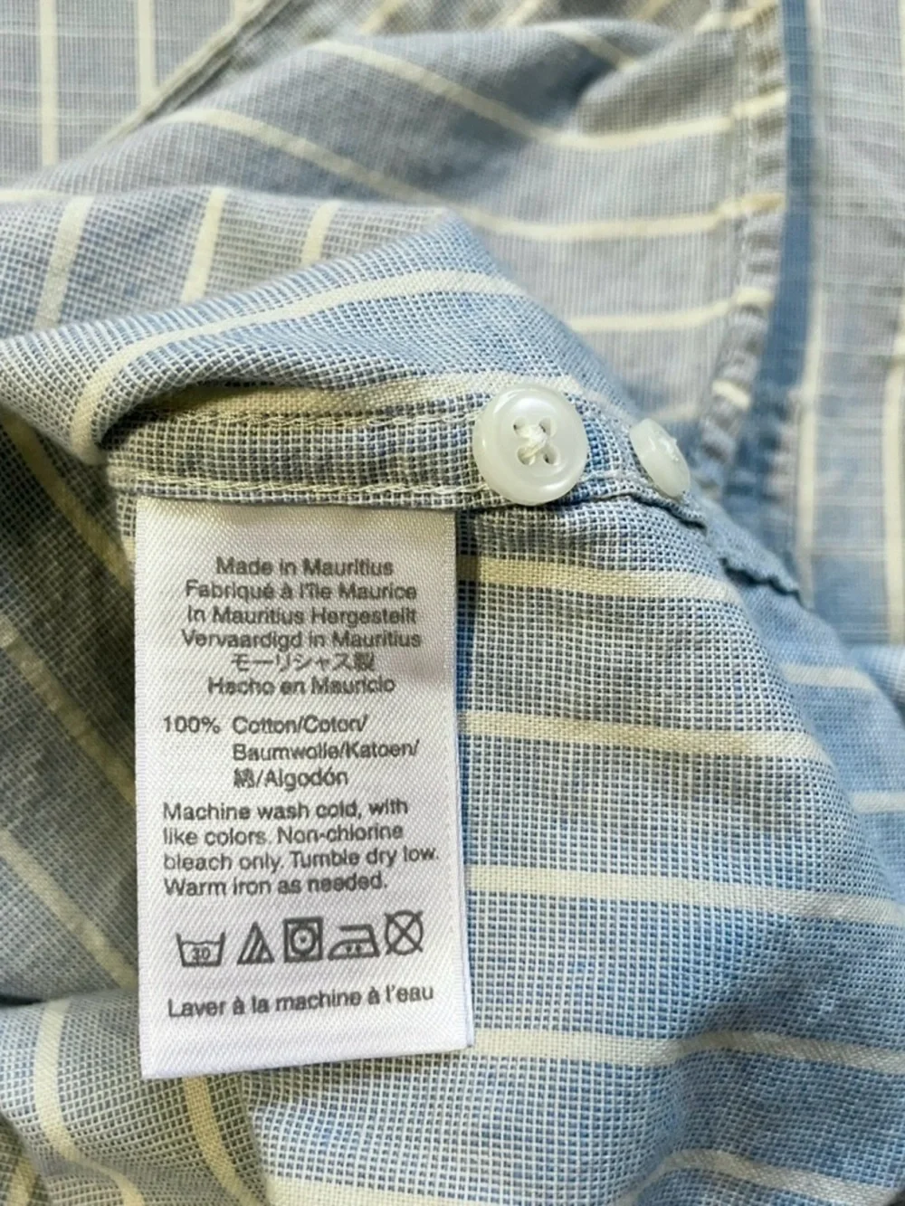 J.Crew Jeans Slim Fit Men’s Striped Button Down Shirt Size Small